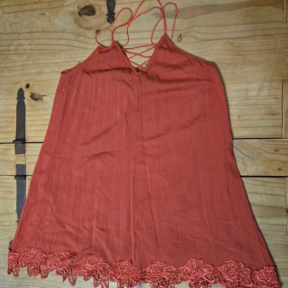 Entro Rust Slip Dress